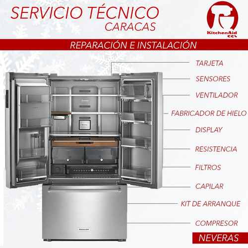 Imagen 7 de 10 de Servicio Técnico Batidora Kitchenaid Nevera Horno Vinera