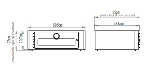 Imagen 2 de 5 de Salamandra A Leña Tromen P-13000 Esquinero + Horno 13000
