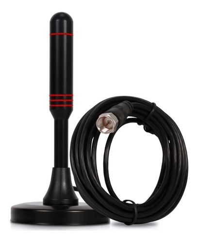 Antena Digital Tv Amplificada Uhf Hdtv Conversor Cabo 3 Mts