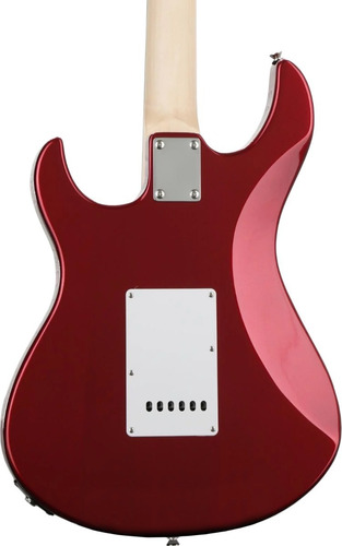 Guitarra eléctrica Yamaha PAC012/100 Series 012 stratocaster de caoba 2023 metallic red brillante con diapasón de palo de rosa