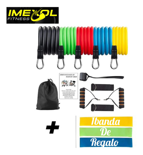 Bandas Elásticas De Resistencia Entrenamiento Yoga Fitness