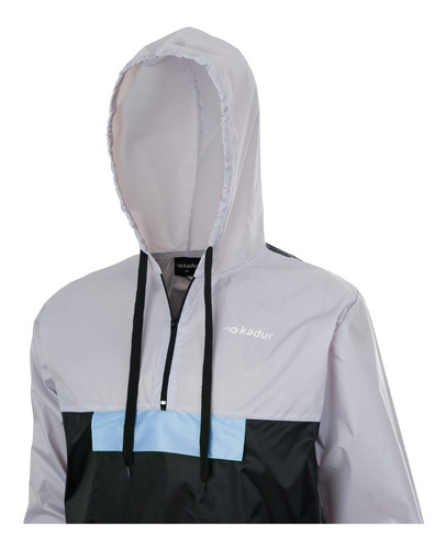 Imagen 3 de 10 de Campera Rompeviento Anorak Impermeable Bolsillo Cuotas
