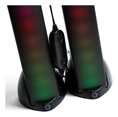 Perfectchoice Vortred Bocinas Inalámbricas Gamer Con Luz Rgb - Sonido Hq Transmisión Bt Aura