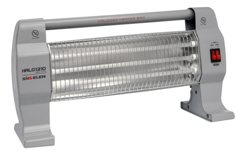 Calefactor Halógeno 1.200w Sindelen Eeh-1210gr Color Gris