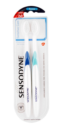 Sensodyne Cepillo Dental Sensitive Care 2 Unidades