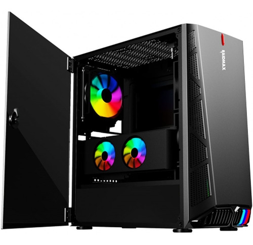 Imagen 6 de 6 de Gabinete Pc Gamer Raidmax F05 Argb Cooler 12mm Led Gaming