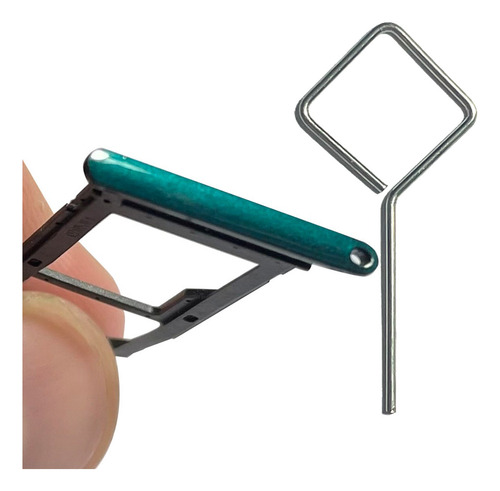 Gaveta Bandeja De Chip Compatível Com Moto One Fusion Verde