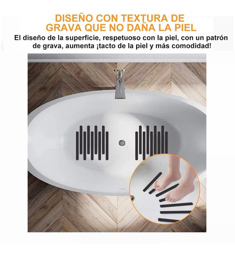 Imagen 3 de 7 de Cinta Antideslizante Tesa Transparente Para Baño