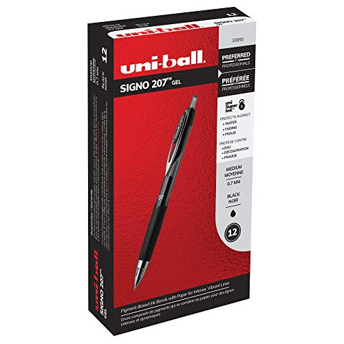 Uni-ball 207 - Boligrafos De Gel Retractiles