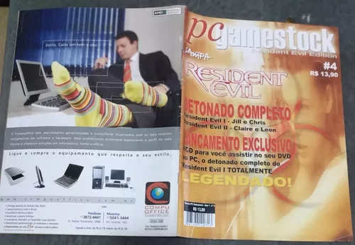 Revista Pc Gamestock Nº 4 Detonado Resident Evil 1 E 2 + Cd - Livros e  revistas - Colorado, Contagem 1111676316