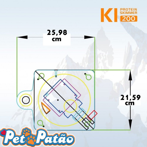 Icecap Skimmer K1 200 P/ Aquários Entre 567l E 1134l Bivolt