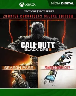 Call Of Duty:black Ops 3 Zombies Deluxe Xbox Mídia Digital