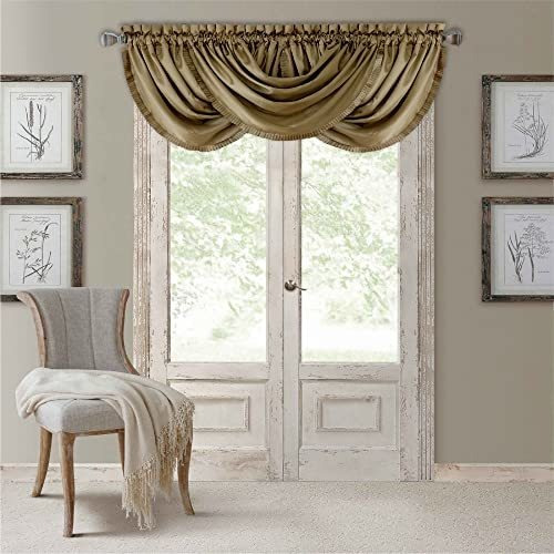 Cortinas Elrene Home Fashions Cenefa De Ventana En Cascada D