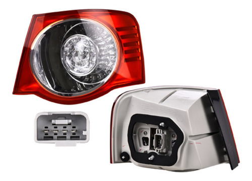 Calavera Ext Der C/leds Volkswagen Bora 05 Depo