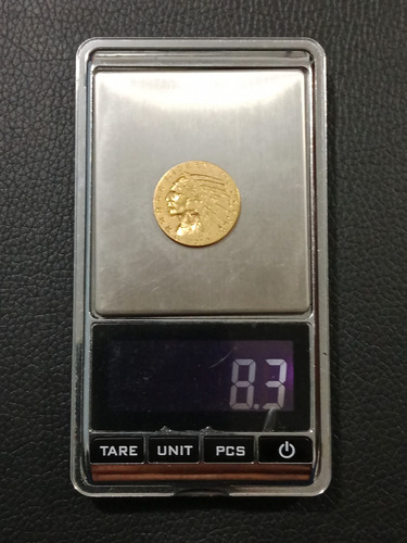 Moneda De 5 Dólares De Oro Año 1910 (Usado)