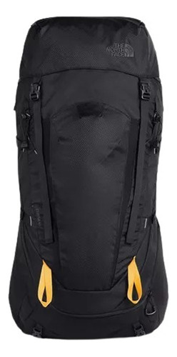 Mochila Viaje Mochilero 55 Litros The North Face Optfit Color Negro Diseño De La Tela Liso