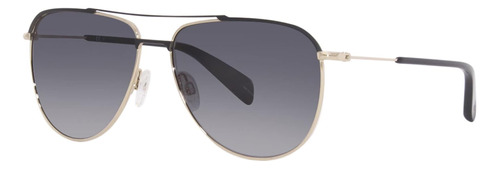 Gafas De Sol Rag & Bone - Oro Negro Gris Oscuro Gradient Avi