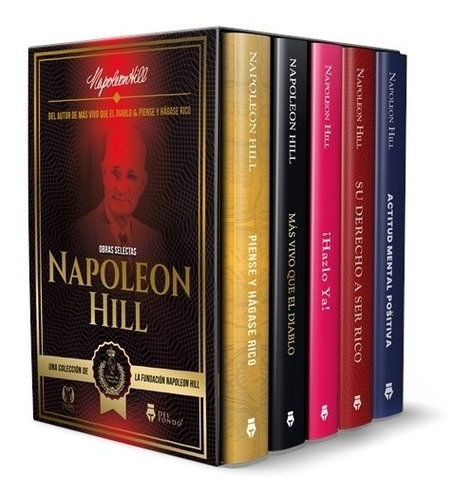Obras Selectas De Napoleon Hill - Del Fondo - 5 Libros