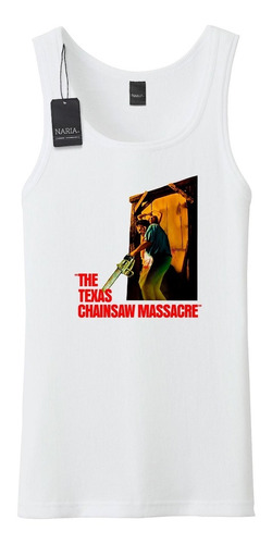 Musculosa Hombre Masacre Texas Dibujo Art Logo - Psmt2