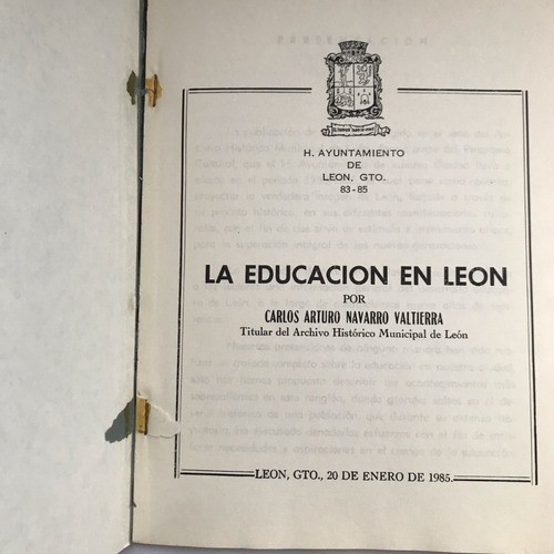 Educación En León, La - Navarro, C. Guanajuato (Usado)