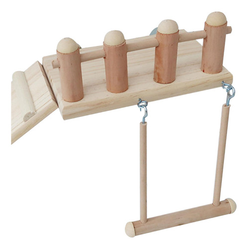 Perchas Para Pájaros, Jaula De Juguete, Juego De Madera