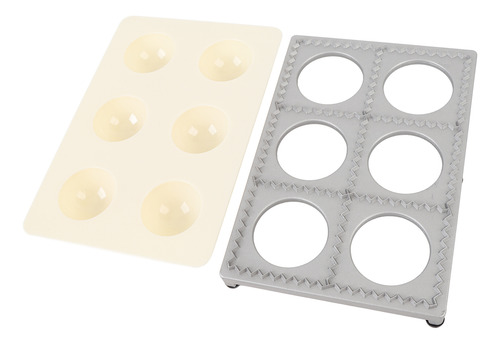 Ferramenta De Prensa De Bandejas Ravioli Maker Com 6 Furos