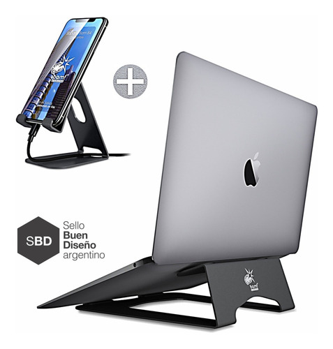 Imagen 2 de 8 de Soporte Notebook Bam N3 + Soporte Celular Bam B4 Premium!!!