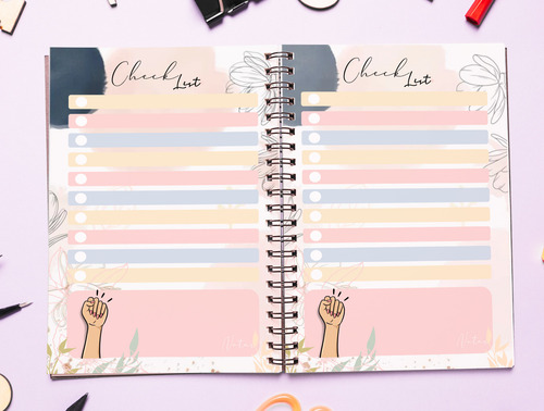 Agenda Dia De La Madre, Planner Anual 21x15cm Sin Fechas