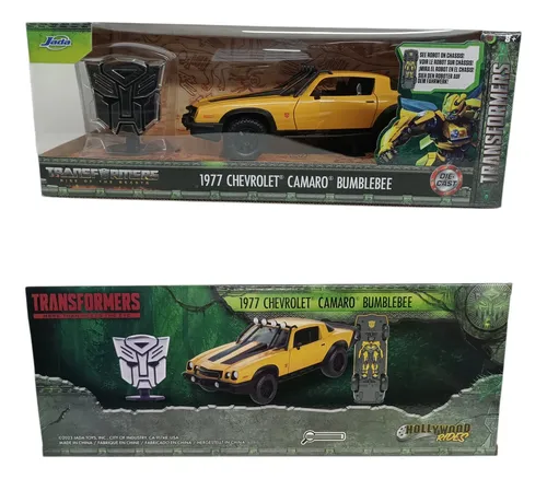 Chevy Camaro 1977 Bumblebee Transformers Escala 1:24, Metal