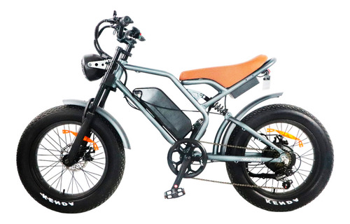 Bicicleta Eléctrica 51km/h Motor 48v/750w Pantalla Colorida Color Negro