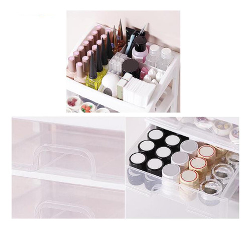 Almacenamiento De Maquillaje Cuatro Capas Cajón De Capas