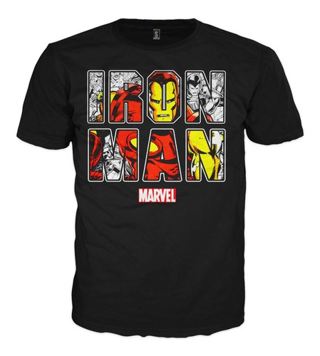 Camiseta Avengers Marvel Iron Superheroes Niño Exclusiva 