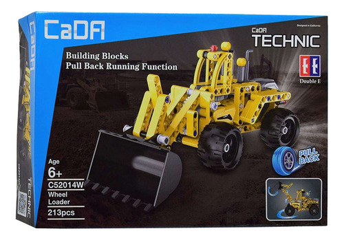 Excavadora Juguete De Construcción Cada 213 Pzs Azul