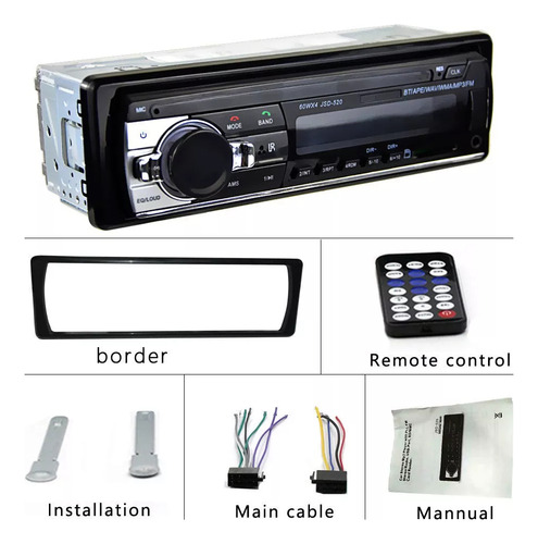 Reproductor Estéreo De Radio De Coche Jsd520, Reproductor Di