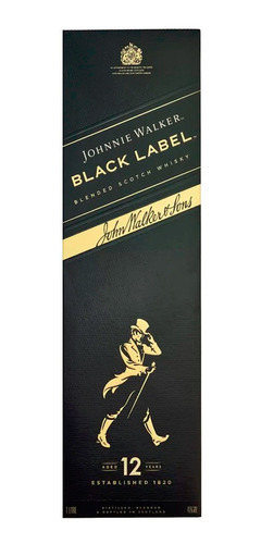 Imagen 3 de 4 de Whisky Johnnie Walker Black Label 750ml