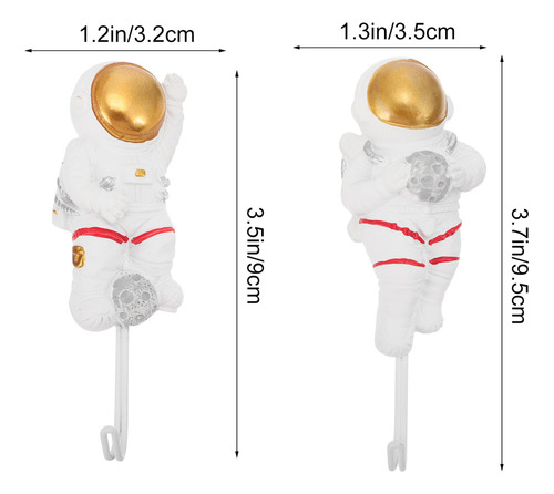 Ganchos Para Colgar Toallas Con Forma De Astronauta, Portáti