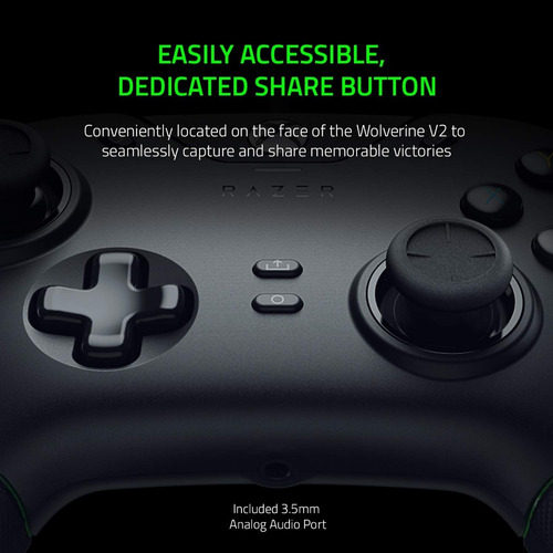 Imagen 5 de 6 de Mando Joystick Razer Wolverinev2 Xbox Pc W10 Mechatáctil Cuo