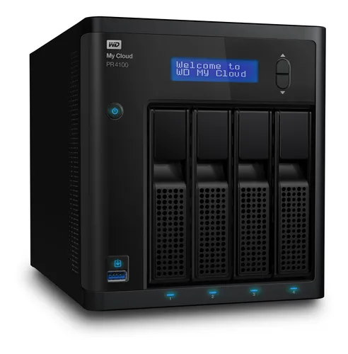 externo Western Digital My Cloud Pro Series PR4100 WDBNFA0000NBK 0 MB negro