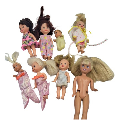 Barbie Lote Chelsea Kelly Stacie Irmãs Bebê
