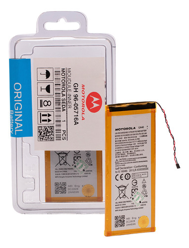 Kit Battr.ia Compatível Moto G4 Plus Ga40 Premium