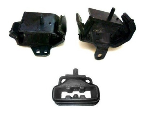 Kit 03 Calços Coxins Motor Nissan Frontier 