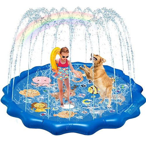 Qdh Splash Pad Rociadores Para Niños Perros 68 &#39;&#39; .