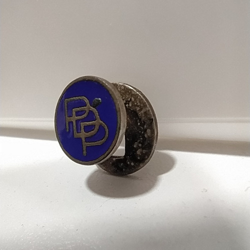 Antiguo Pin Esmaltado Partido Demócrata Progresista 1960 (Usado)
