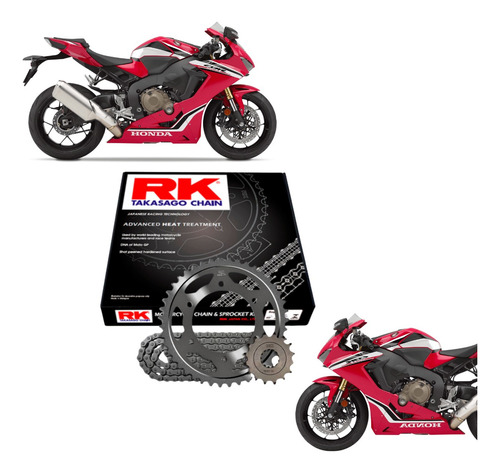 Kit Relação Com Retentor Cbr1000 Cbr 1000rr 2006 Até 2016 Rk