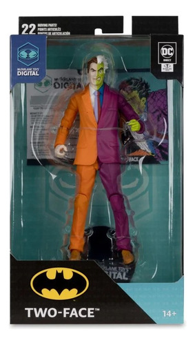 Mcfarlane Figura Digital  Comics Twoface Silver Age 7 (Reacondicionado)