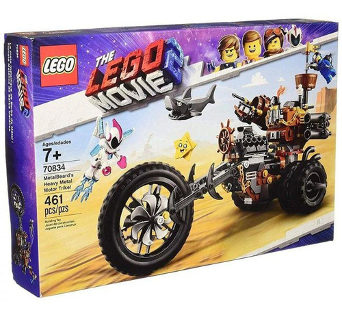 Lego Filme 70834 Movie Triciclo Heavy Metal Barba De Ferro 