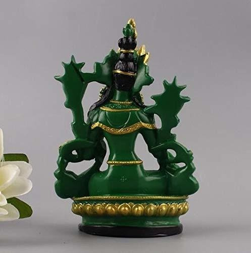 Estatua De Tara Verde Tibetana Diosa Tíbet Budismo Tara Bud