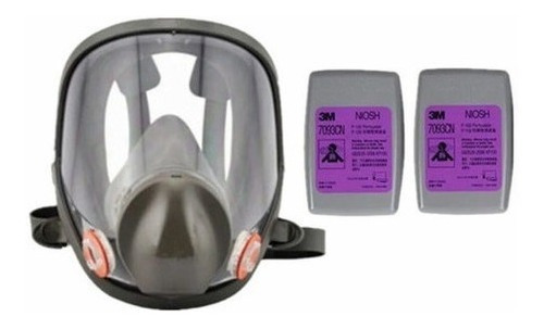 Máscara De Gas Full Shield Feck 6800 Protector Facial