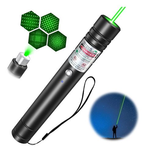 Puntero Laser Verde Potente Recargable Puntero Láser