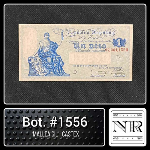 Argentina - 1 $ Caja Conversión - Año 1926 - Bot. #1556 - D